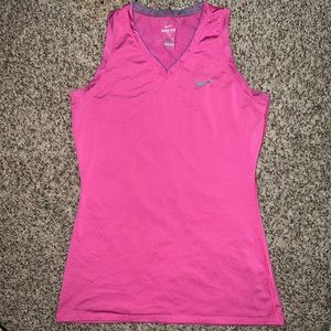 Pink Nike athletic top